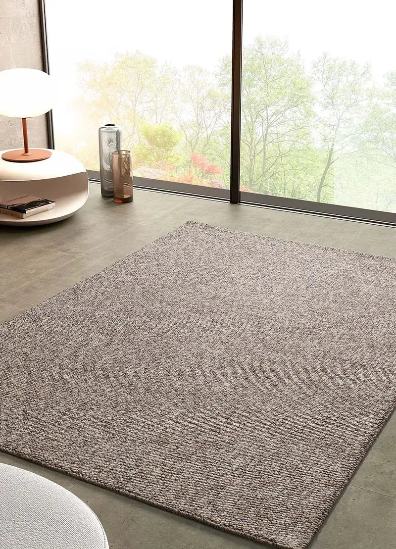Alfombra lavable tejido en bucle Petra Liso Gris