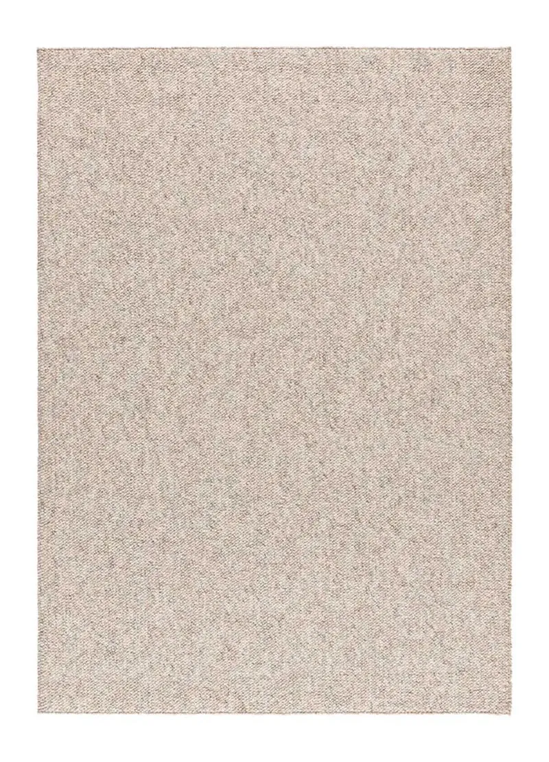Alfombra lavable tejido en bucle Petra Liso Crema