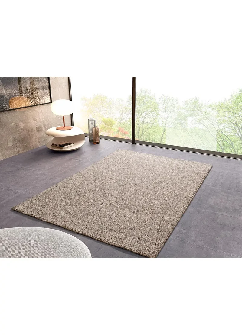 Alfombra lavable tejido en bucle Petra Liso Crema