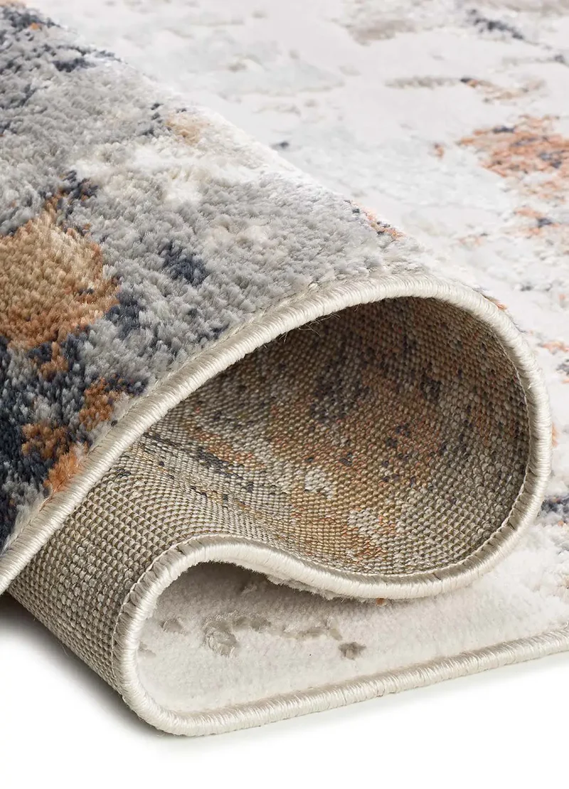 Alfombra abstracta con relieve Keops 6418 Multicolor