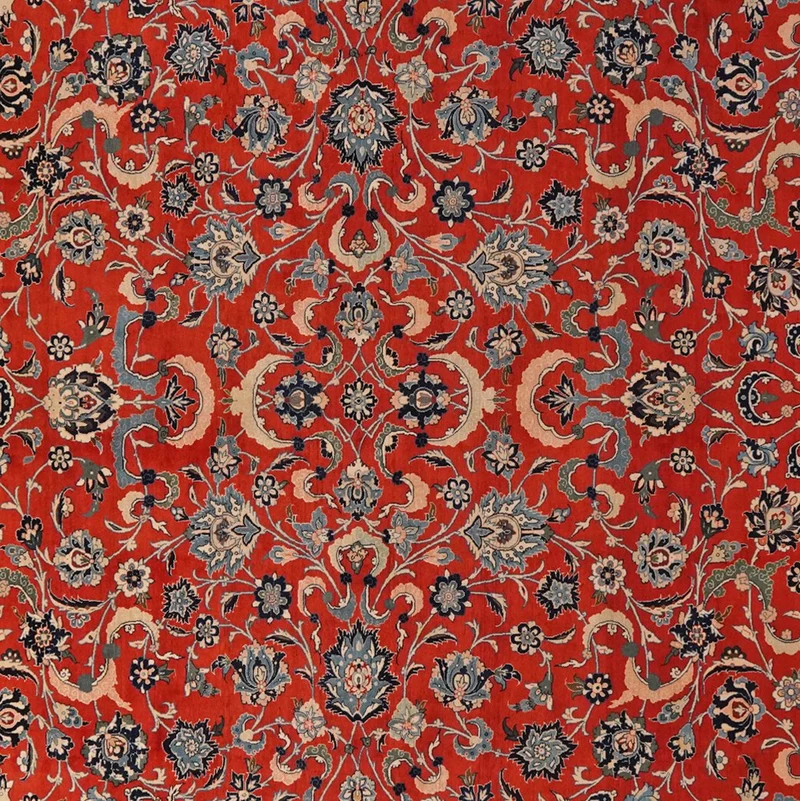 Bidjar · Handgeknüpft – Rot, 387x303 cm