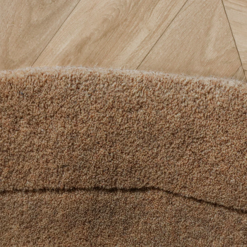 Runder Teppich - Isara Border Brown