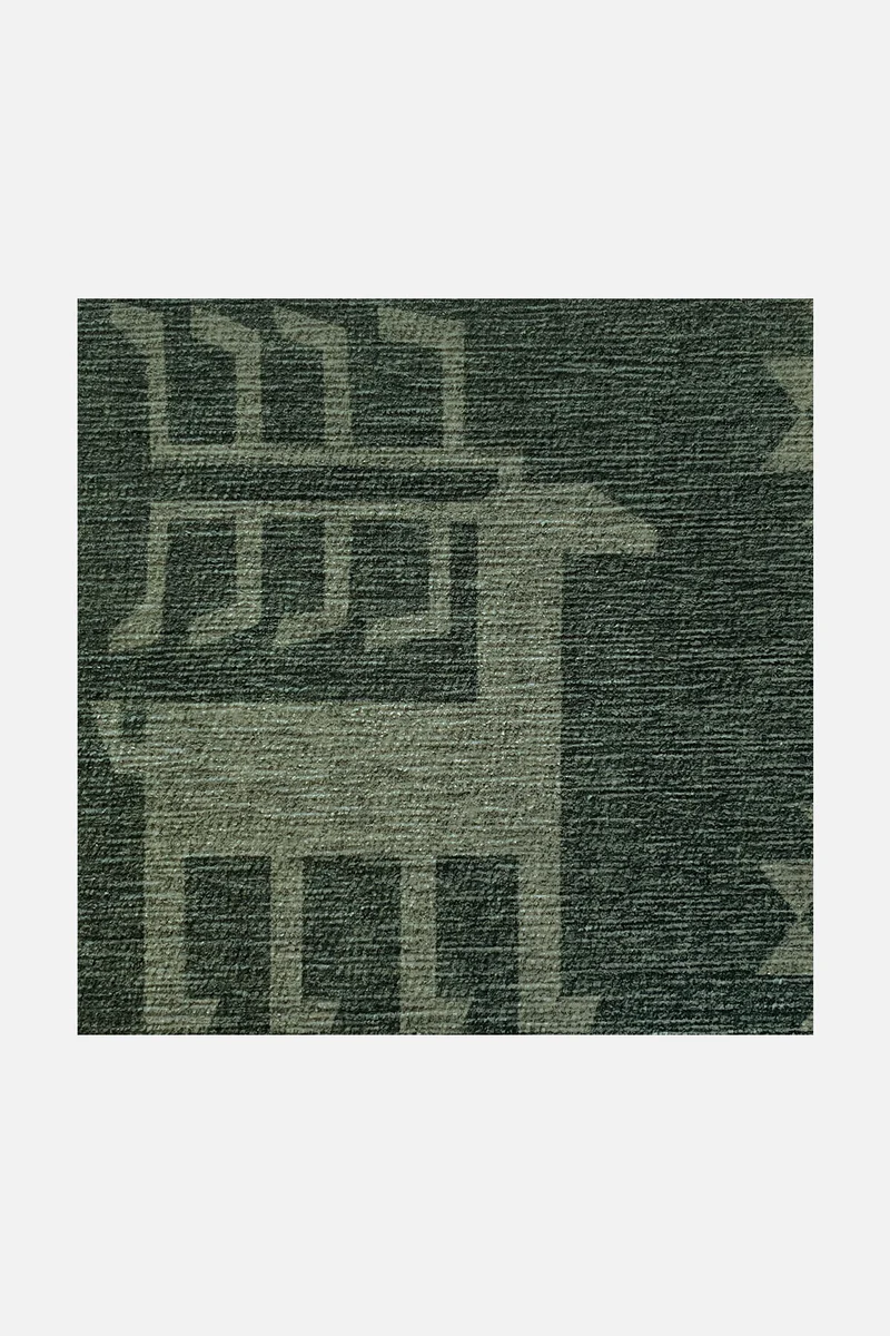 Rentiere Tannengrün Teppich