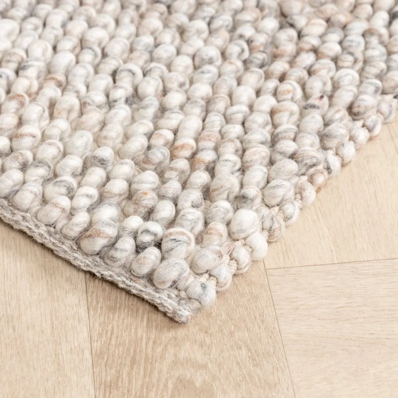 Wollteppich - Luminous Creme Meliert