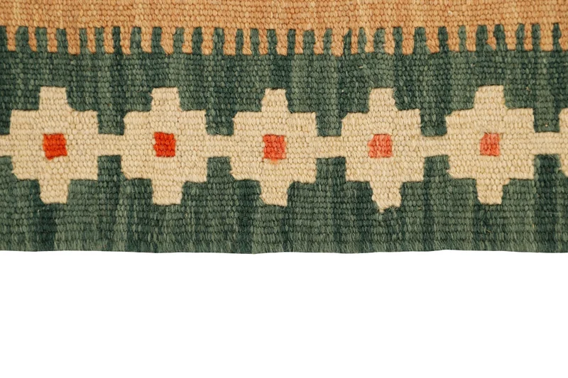 MY-RUG Teppich "Kelim" Rauten-& Diamantmuster, Handgewebt