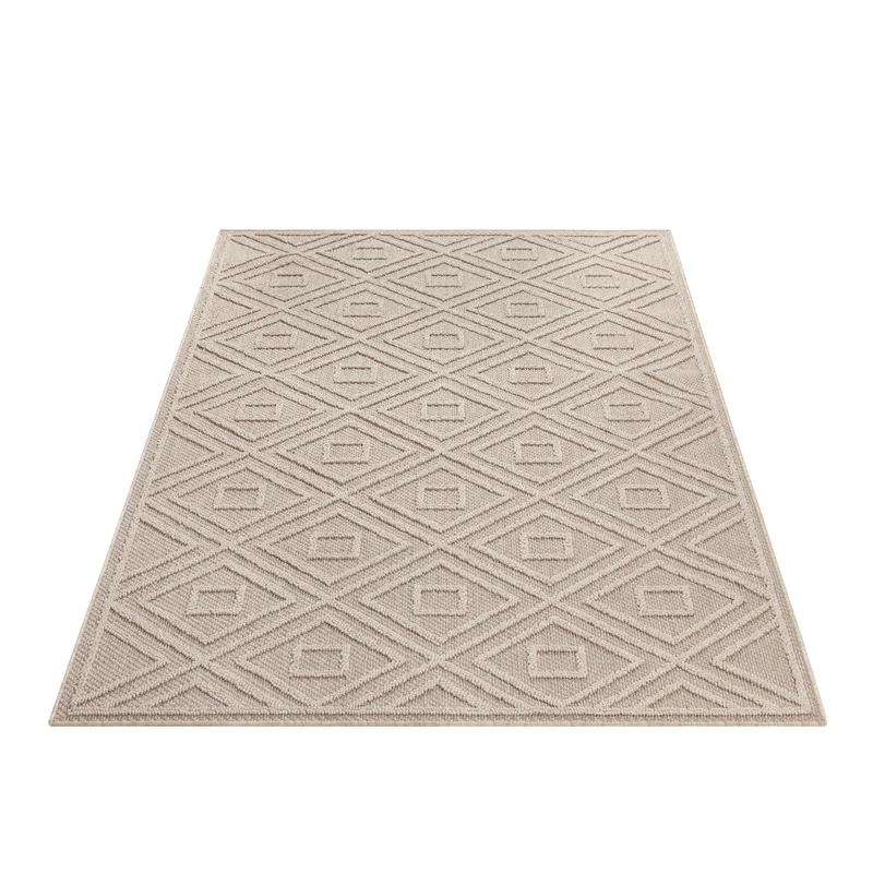 Carpettex Bouclé Teppich 3D Hoch-Tief Indoor Outdoor Wetterfest