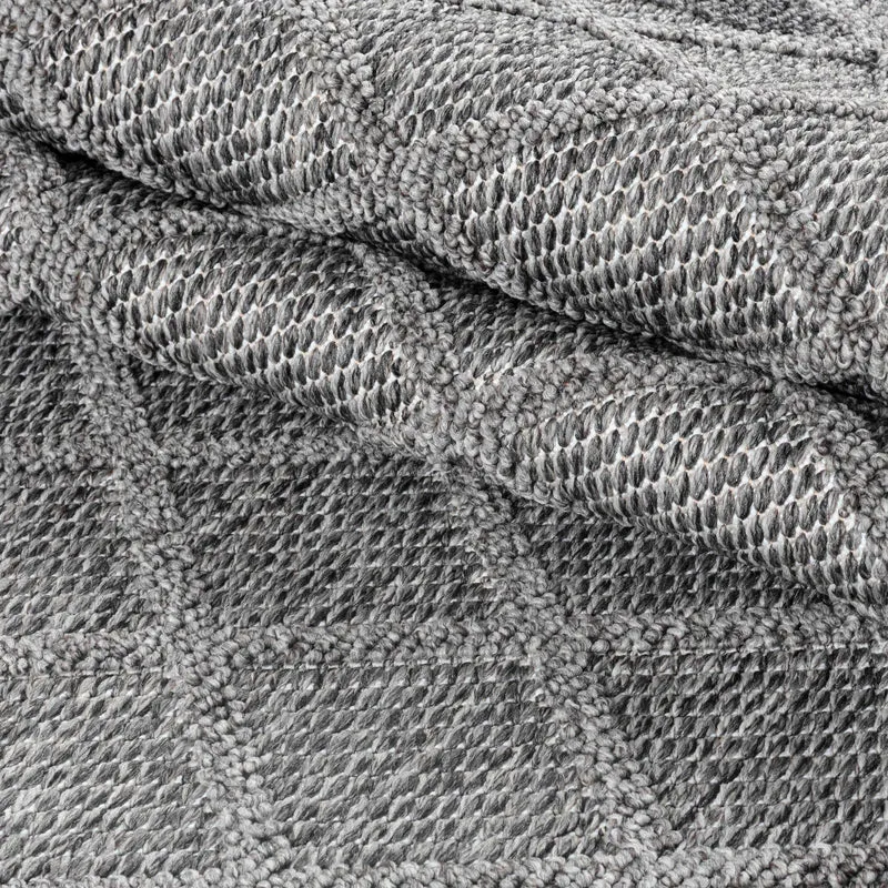 Carpettex Bouclé Teppich 3D Hoch-Tief Indoor Outdoor Wetterfest