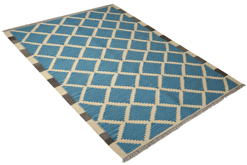 Kelim Gashgai · Handgewebt – Beige, 177x124 cm