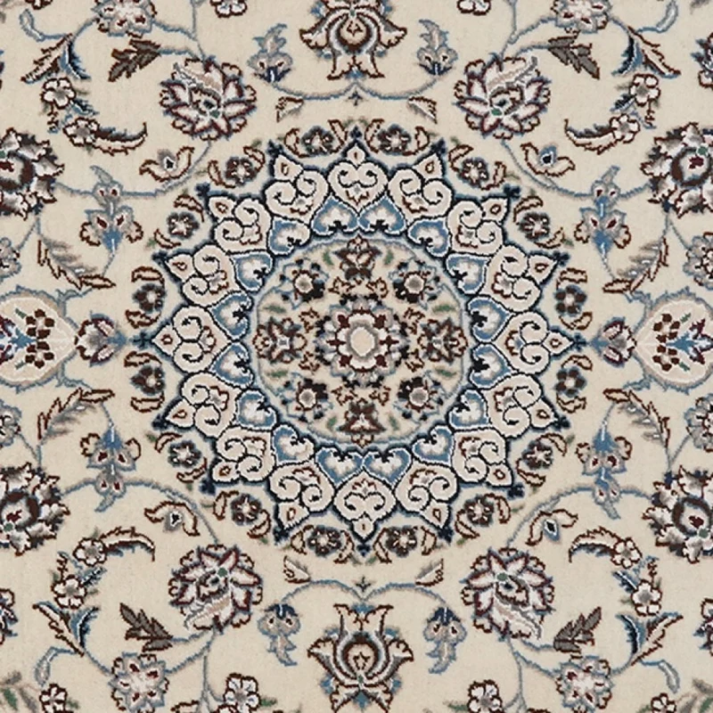 Nain 9La · Handgeknüpft – Beige, 138x88 cm