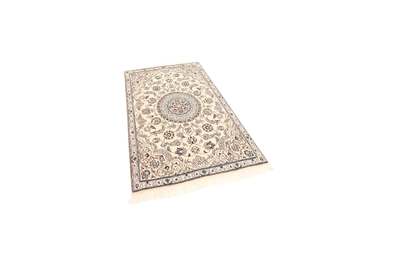 Nain 9La · Handgeknüpft – Beige, 138x88 cm