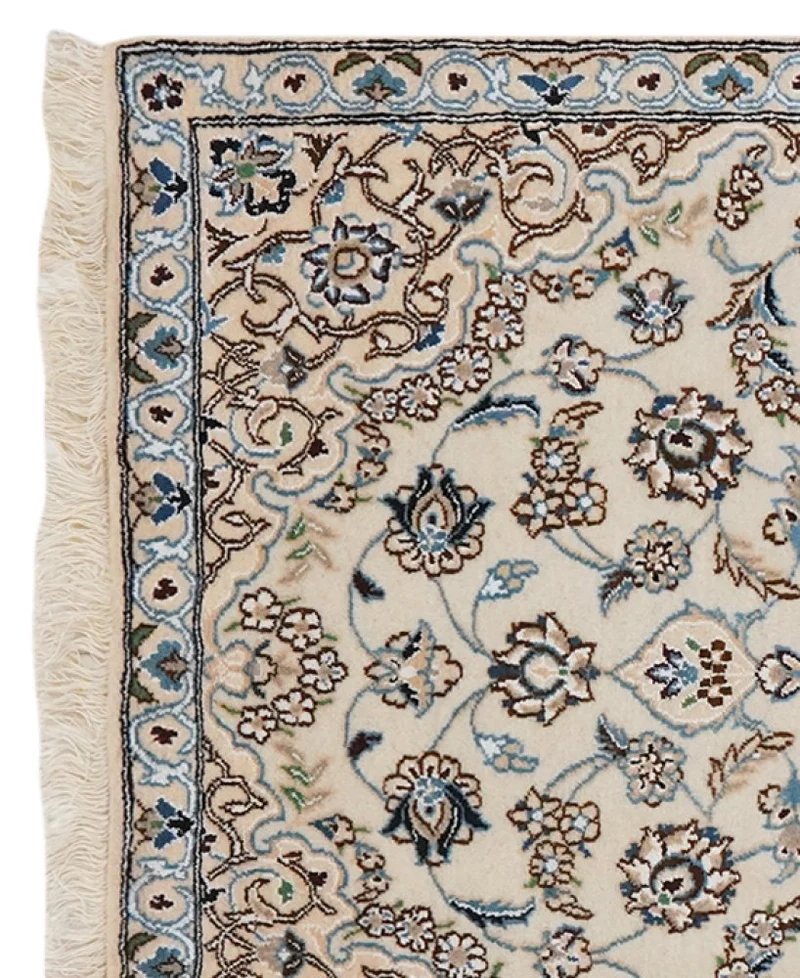 Nain 9La · Handgeknüpft – Beige, 138x88 cm