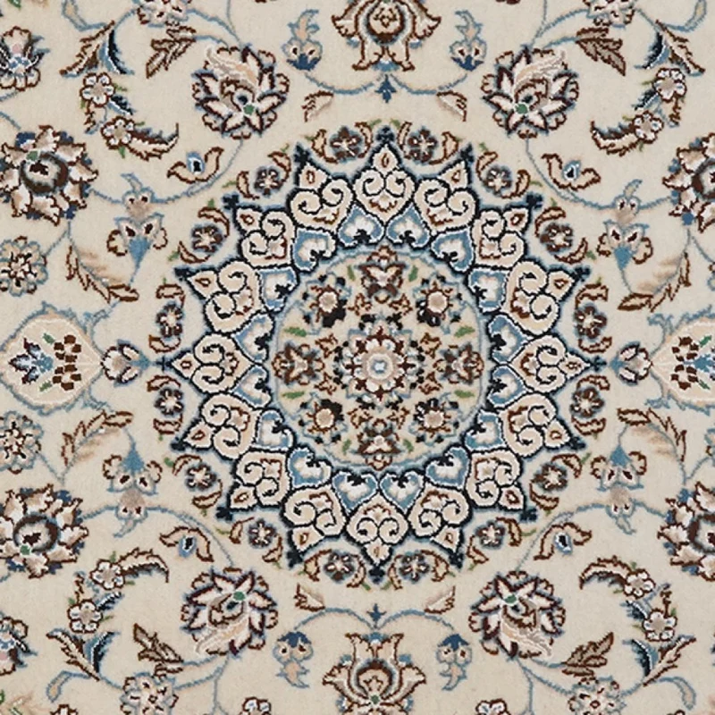 Nain 9La · Handgeknüpft – Beige, 138x88 cm
