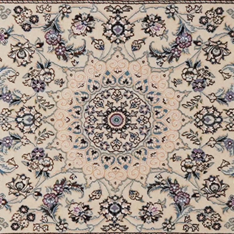 Nain 9La · Handgeknüpft – Beige, 345x84 cm