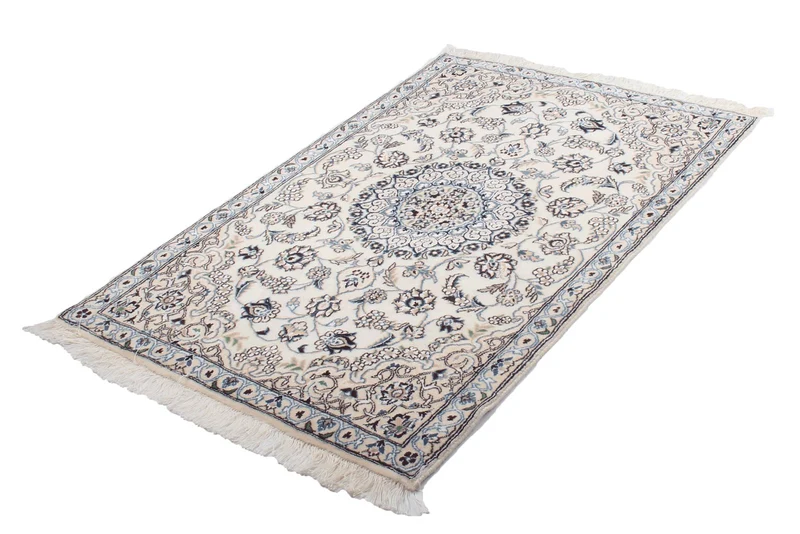 Nain 9La · Handgeknüpft – Beige, 136x89 cm