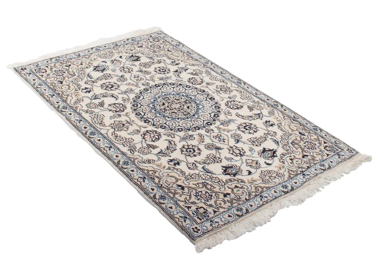 Nain 9La · Handgeknüpft – Beige, 136x89 cm