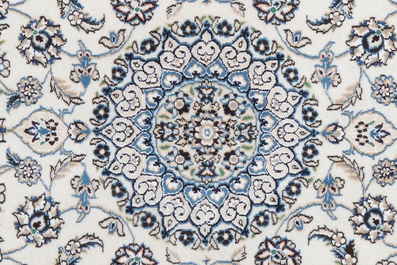 Nain 9La · Handgeknüpft – Beige, 136x89 cm