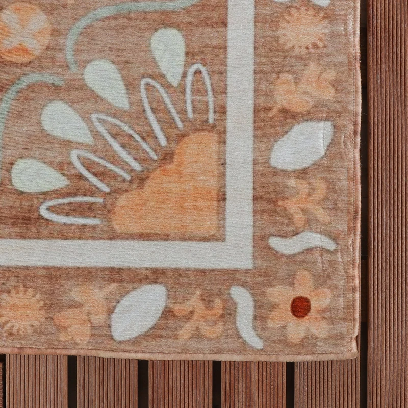 Outdoor-Teppich - Maui Border Terrakotta