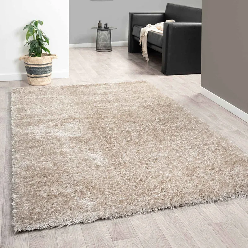 Hochflor Teppich Wohnzimmer Shaggy Super Weich Soft Pastellfarben Einfarbig