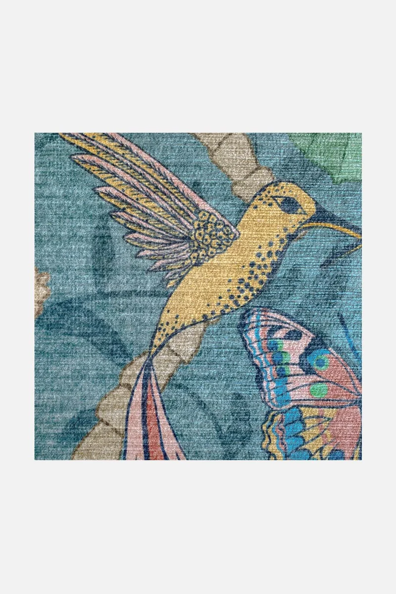 Savanne Blau Teppich