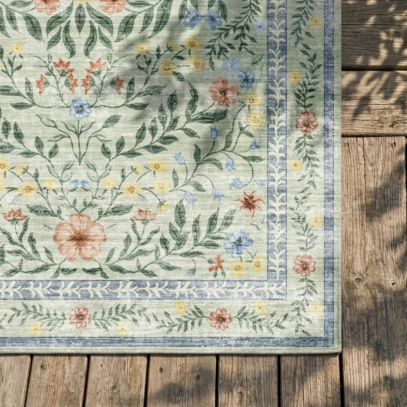 Vintage Gartenteppich - Luana Dunkelgrün