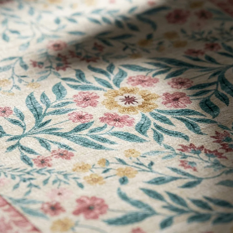 Vintage Gartenteppich Rund - Luana Bunt