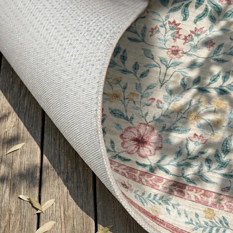 Vintage Gartenteppich Rund - Luana Bunt
