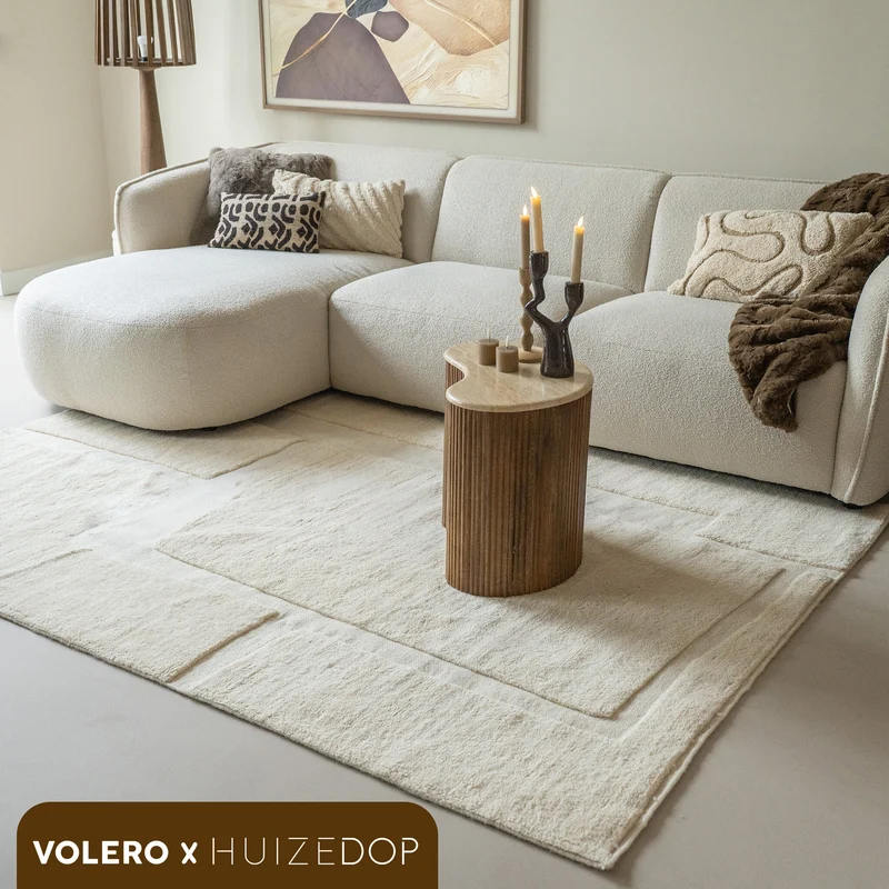 Wollteppich - Judith Pebble Creme
