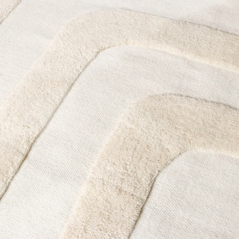 Wollteppich - Judith Lines Creme