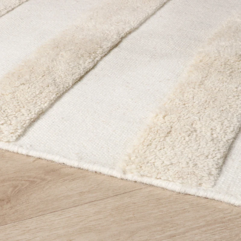 Wollteppich - Judith Lines Creme