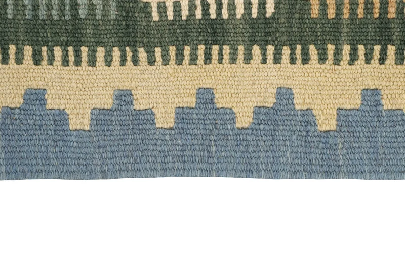 MY-RUG Teppich "Kelim" Rauten-& Diamantmuster, Handgewebt