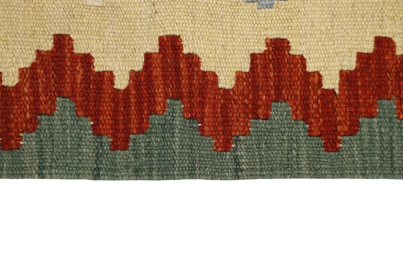 MY-RUG Teppich "Kelim" Rauten-& Diamantmuster, Handgewebt