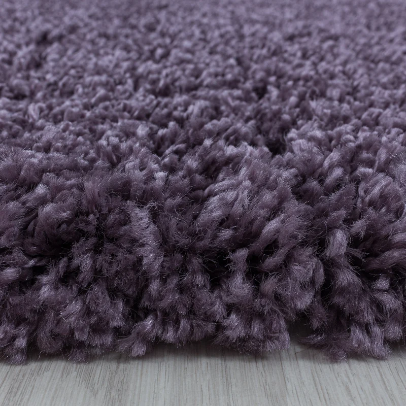 Hochflor Teppich Wohnzimmer Langflor Shaggy Teppich Einfarbiges Design Modern