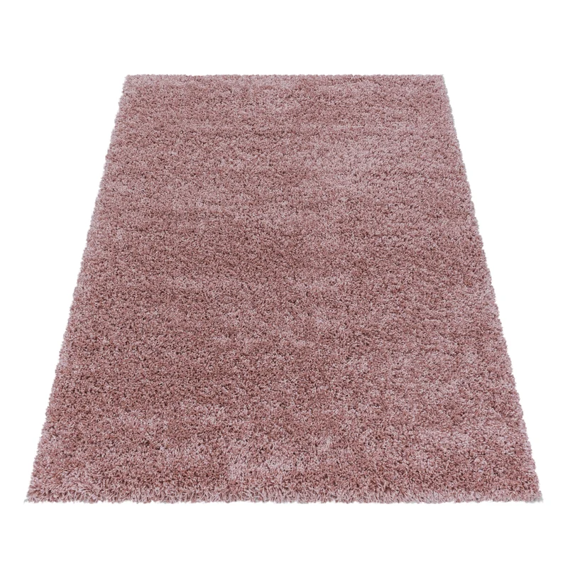 Hochflor Teppich Wohnzimmer Langflor Shaggy Teppich Einfarbiges Design Modern