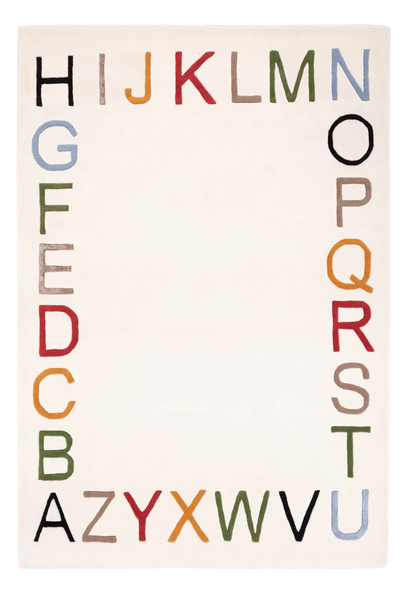 Kinderteppich Alphabet ABC