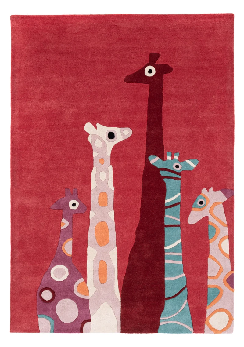 Kinderteppich Giraffen