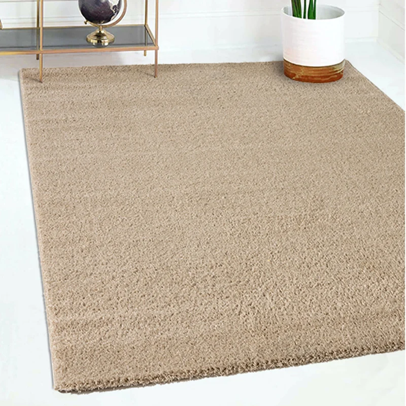 Teppich Kurzflor einfarbig Modern Flauschig Weich Microfaser, für Wohnzimmer, Schlafzimmer, küche