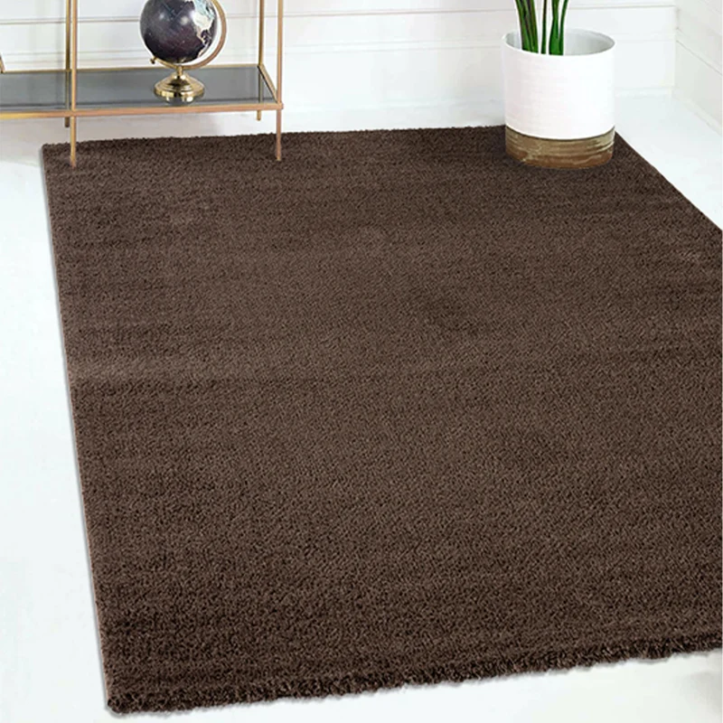 Teppich Kurzflor einfarbig Modern Flauschig Weich Microfaser, für Wohnzimmer, Schlafzimmer, küche