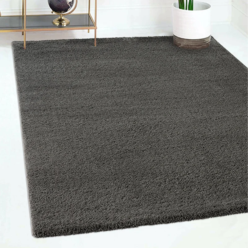 Teppich Kurzflor einfarbig Modern Flauschig Weich Microfaser, für Wohnzimmer, Schlafzimmer, küche
