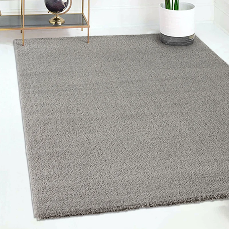 Teppich Kurzflor einfarbig Modern Flauschig Weich Microfaser, für Wohnzimmer, Schlafzimmer, küche