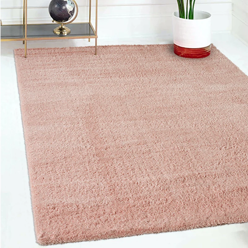 Teppich Kurzflor einfarbig Modern Flauschig Weich Microfaser, für Wohnzimmer, Schlafzimmer, küche