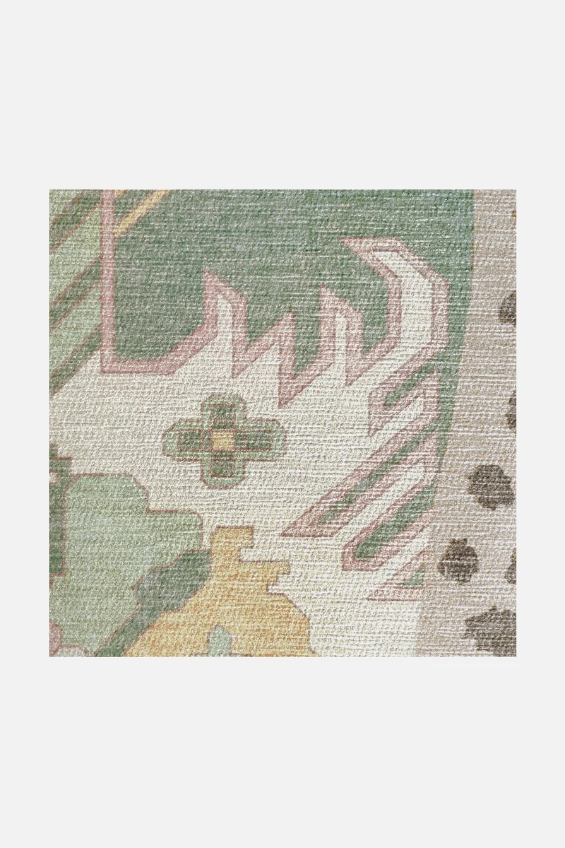 Leopard Grün Teppich