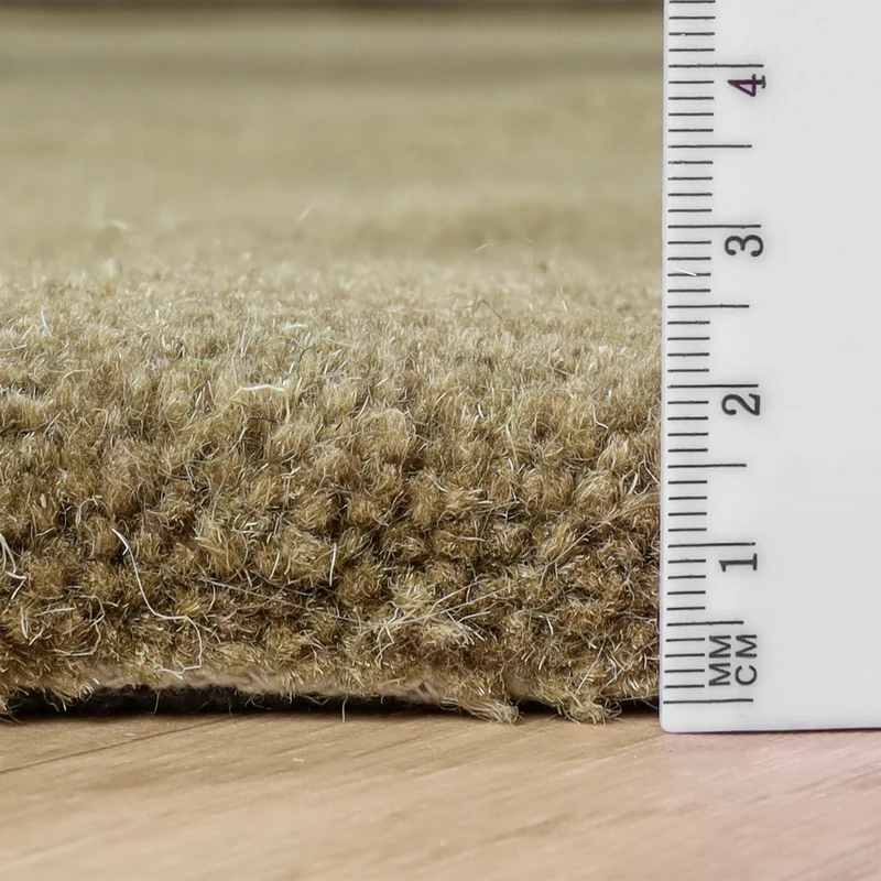 Teppich Organisch - Isara Border Olivgrün