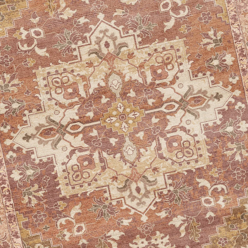 Teppich Vintage - Sage Medaillion Terracotta