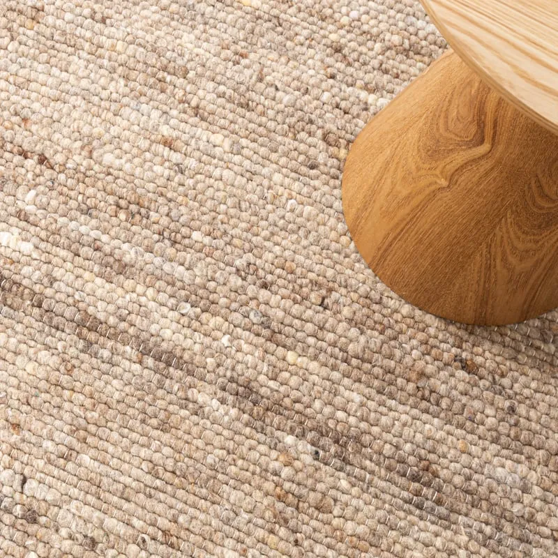 Wollteppich - Feline Taupe Meliert