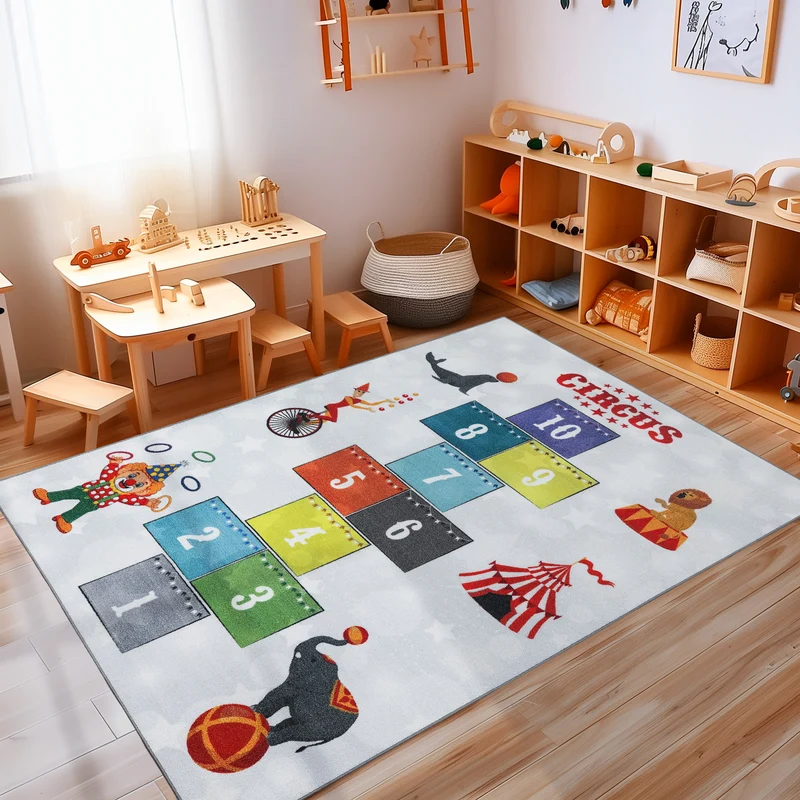 Carpettex Kinderteppich Babyteppich Rutschfest Weich Antiallergen