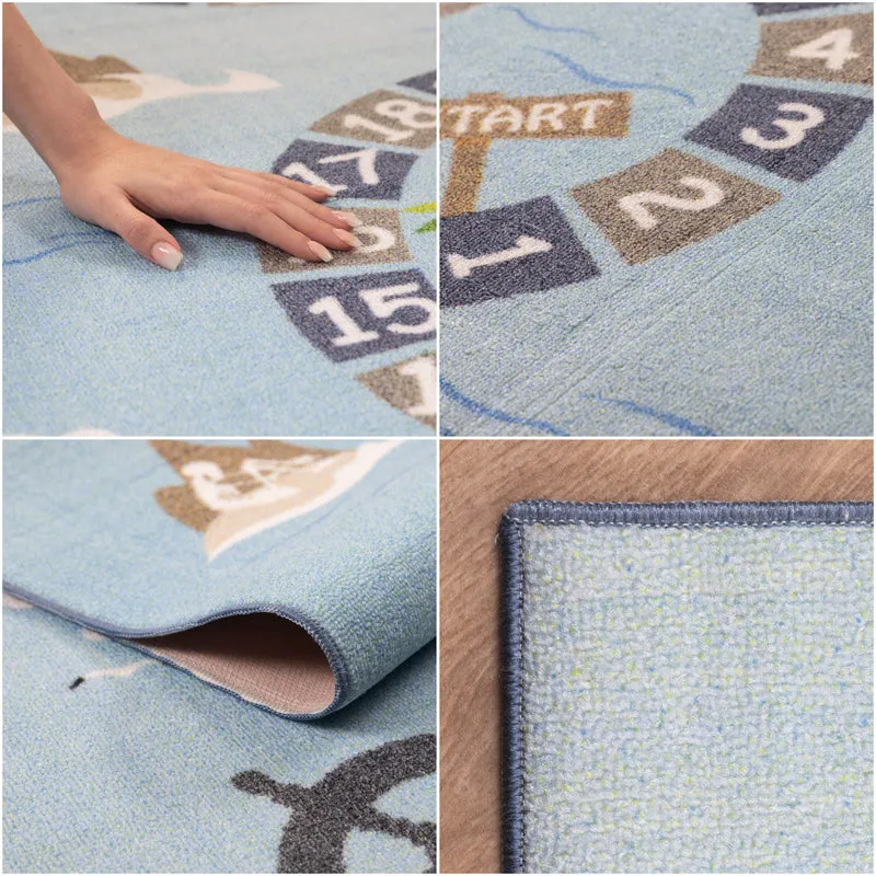 Carpettex Kinderteppich Babyteppich Rutschfest Weich Antiallergen
