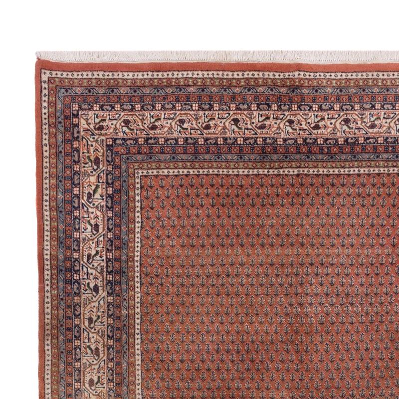 Indo Mir Teppich 250x350cm - Orientteppich - rost