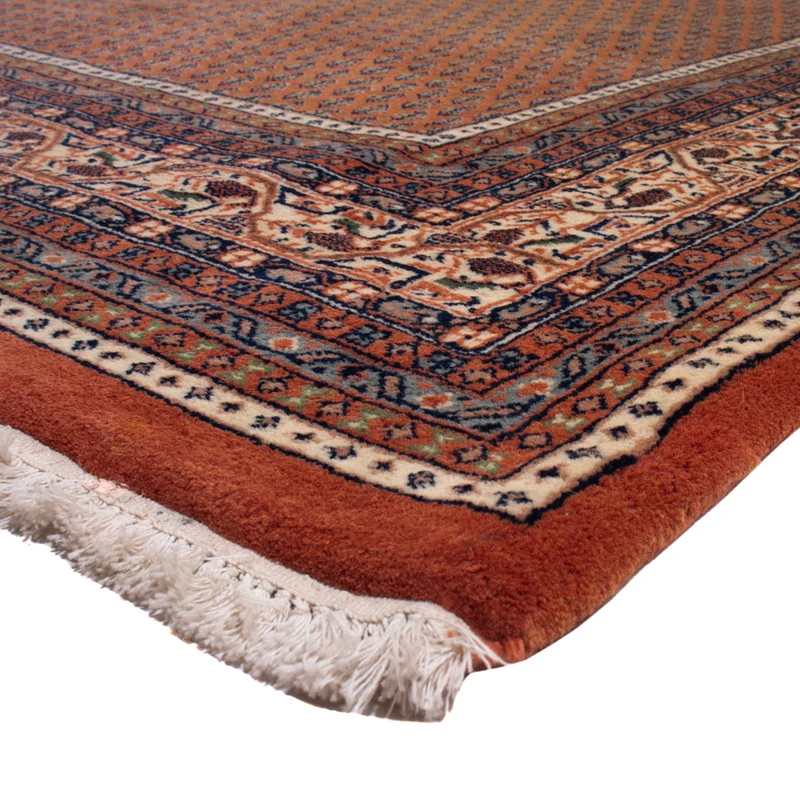 Indo Mir Teppich 250x350cm - Orientteppich - rost