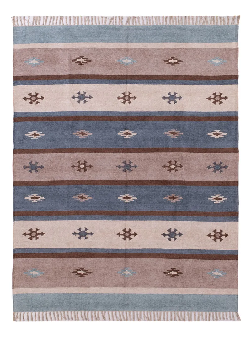 Kelim Modern Teppich 70x140cm - mehrfarbig