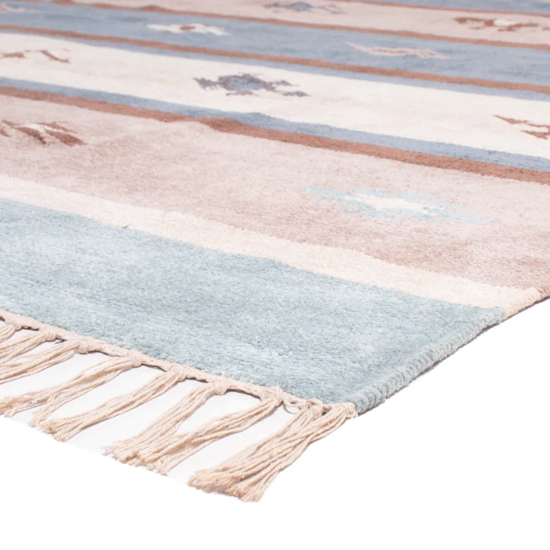 Kelim Modern Teppich 70x140cm - mehrfarbig